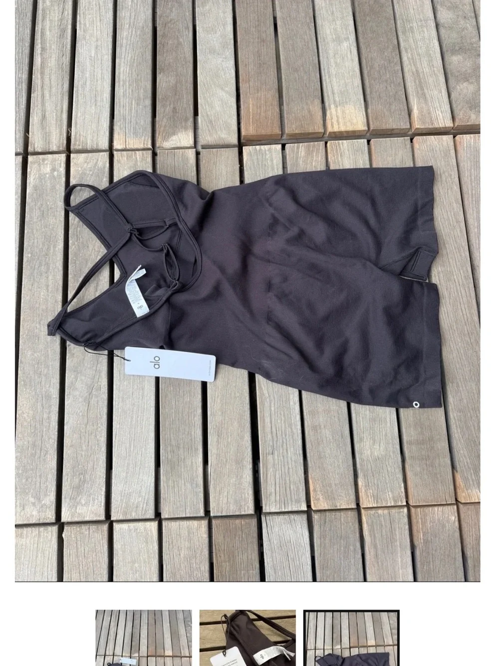 ALO Yoga Seamless Ribbed Favorite Onesie